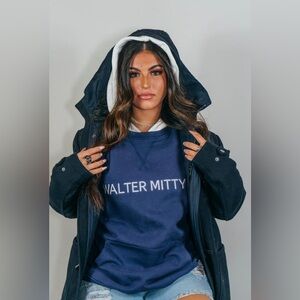Walter Mitty Contrast Hoodie